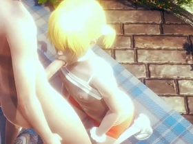 Yaoi伪娘 - Fer被另一伪娘口交肛交 - 变装日本亚洲动漫游戏男同 asian cosplay gay porn