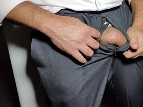 YURI GACHO - 发情的老板当众打飞机射精 - 帅哥在大家面前撸大鸡巴狂射 gay asian hunk sex videos