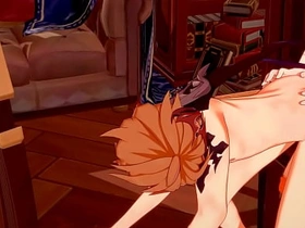 原神BL-钟离x达达利亚口交和被操-伪娘变装日本亚洲漫画动漫游戏色情男同 gay porn muscle chinese