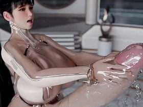 肥臀Ana肛交她的变性继女，Eve打飞机并把精液射满她的西装 thug gay chinese porn