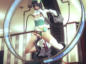 原神 Yaoi - 温迪在性爱机器上被干 - 娘炮变装日本亚洲漫画动漫游戏色情同性恋 asian increased by white gay porn