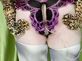 [色猫君] - 可爱猫男穿新蝴蝶内裤试不同肛尾 自慰高潮呻吟 asian gay dad porn