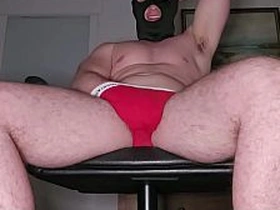 PhantomGentX穿红色Calvin Klein内裤 throne load!肌肉猛男撸出超硬巨量精液 asian gay bear porn