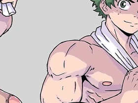 出久巨根成长动画1027 从小鸡巴变成大肉棒 japan library gay porn