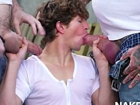 Greyson Myles和Eddie Patrick户外群交 pinoy gay alter porn