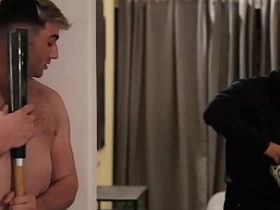 Bobtail - Michael Boston的男人不肯操他 于是Nate Grimes用大屌填满他两个洞 asian gay pornstar sex videos